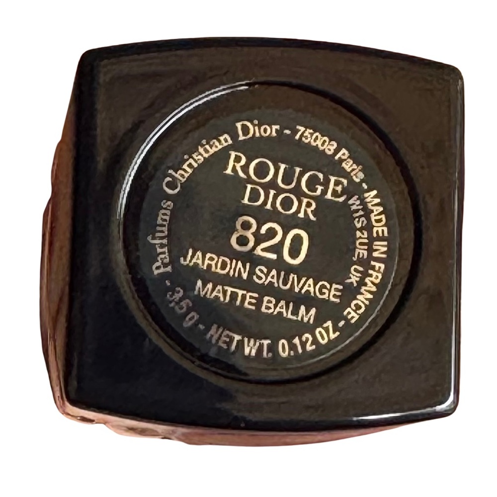 Dior Rouge Lipstick #820 Jardin Sauvage Matte Balm, New full size - Picture 3 of 5